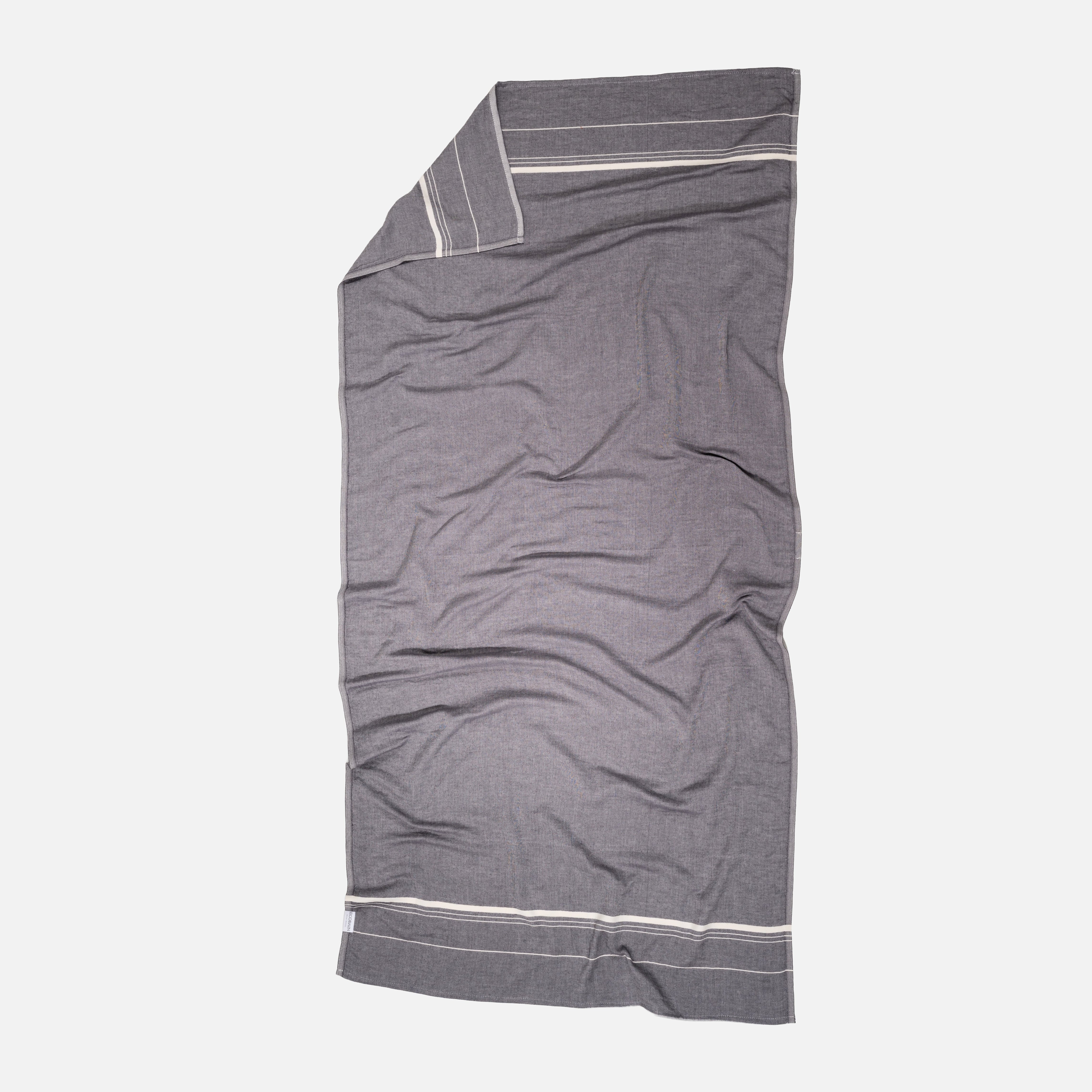 Ecobain Towel "Cocoon" | Storm Cloud (Dunkelgrau)