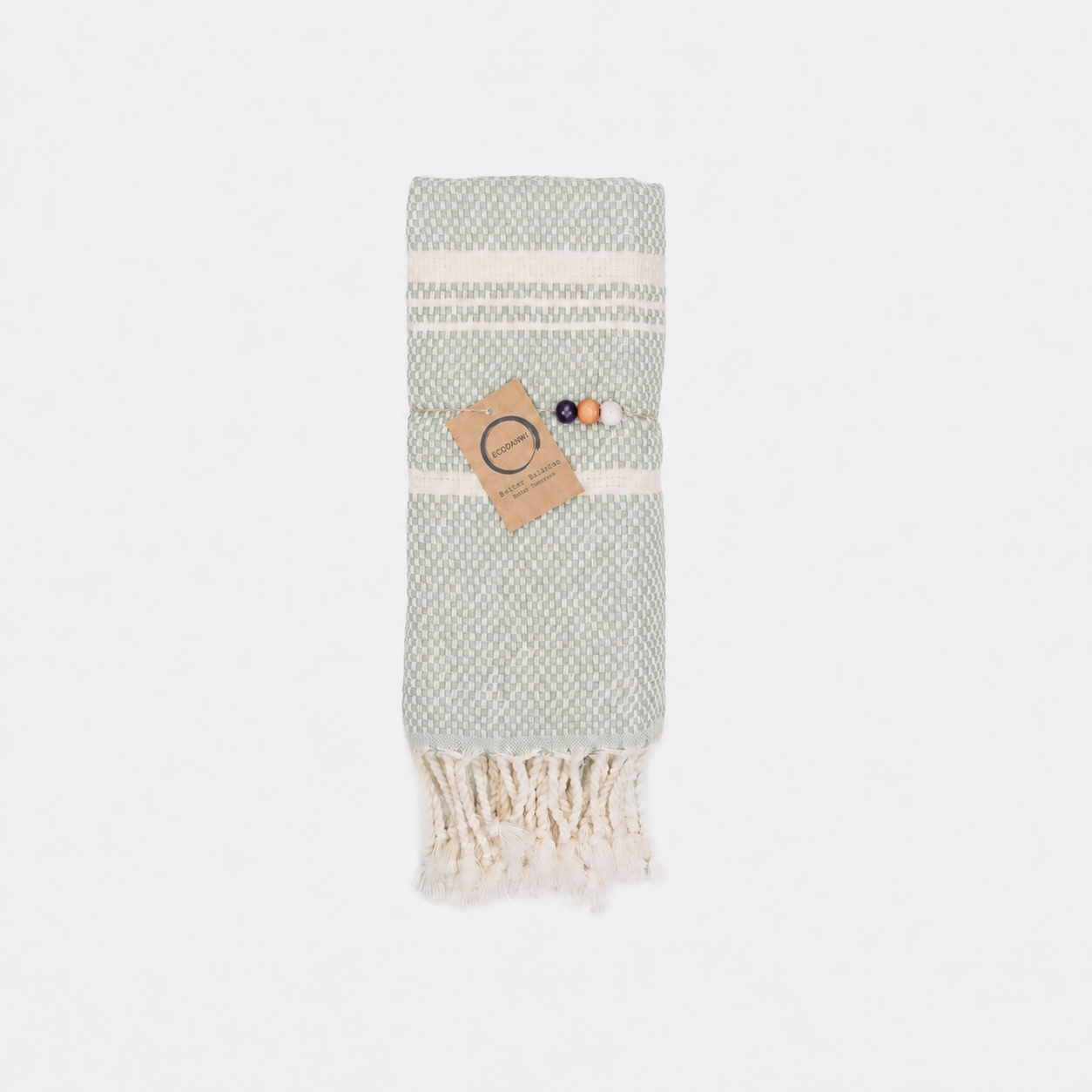 Ecobain Handtuch der 'Bathroom Grit' Serie in der konkreten Farbe Magic Mermaid. Das hochwertig gewebte Gästetuch (50x100 cm) aus einer edlen Leinen-Baumwoll-Mischung besticht durch seinen angenehm trockenen Griff und bringt die beruhigende Kraft der Natur direkt an dein Waschbecken. Ein stilvolles Detail im Badezimmer, das alltägliche Pflegeroutinen in ein kurzes, vitalisierendes Wohlfühl-Ritual verwandelt.
